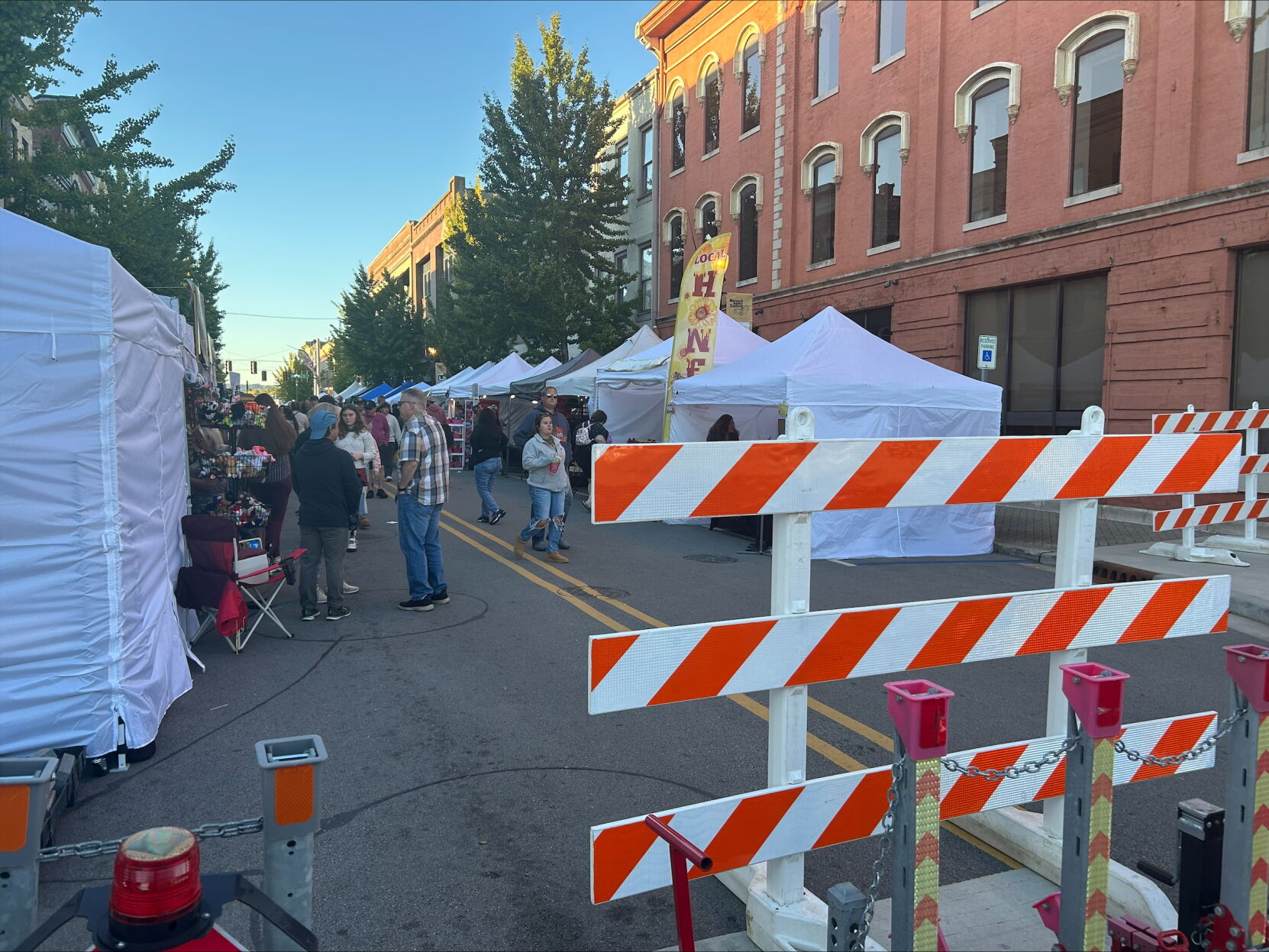 Harvest Homecoming booth days Day 1 10-9-25